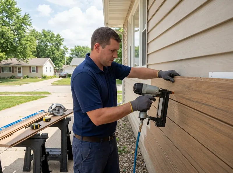 Engineered Wood Siding Installation in Peoria, IL
