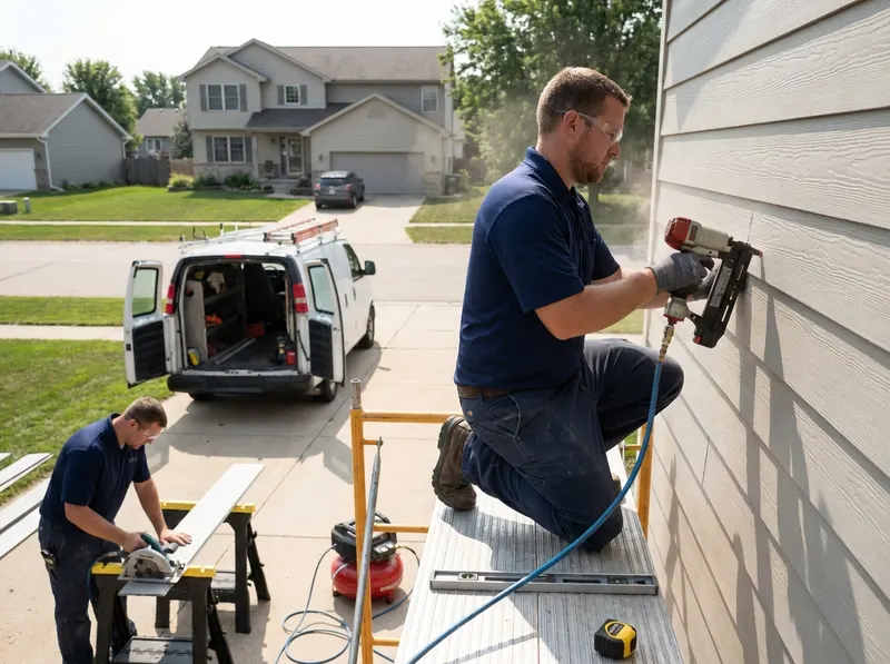 Fiber Cement Siding Installation in Peoria, IL